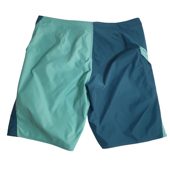 Volcom Mens Two Tone Board Shorts With Cargo Pocket Drawstring Waist 40 In Trunk - Picture 5 of 5